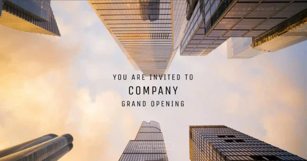 Grand Opening Event Invite